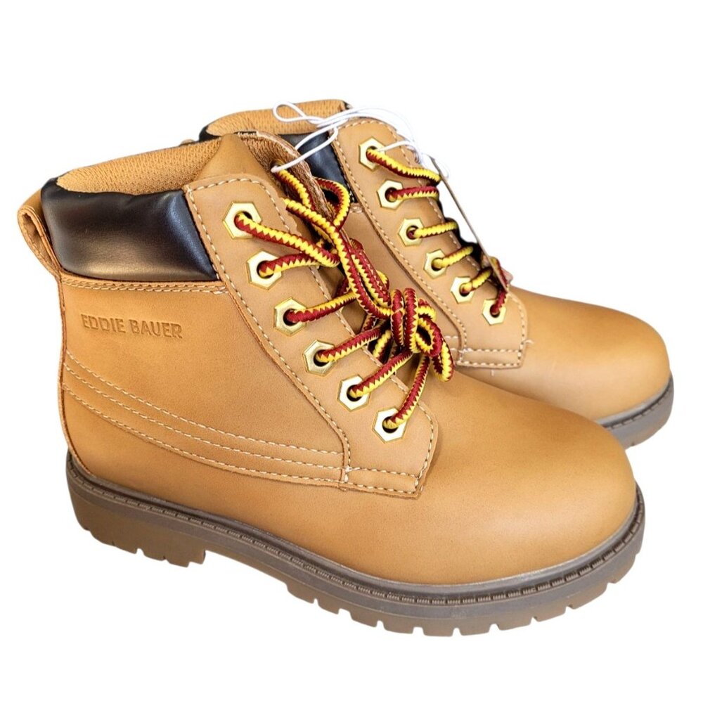 Eddie Bauer Youth Boys Size‎ 13 Work Boots Utility Karpie NWT Hiking School